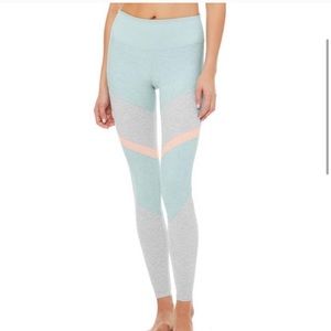 Alo Sheila Light Blue/Pink/Grey Leggings